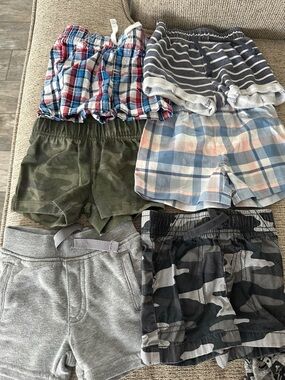 Kids 6-Pack Mixed Knit & Woven Shorts - Assorted Colors